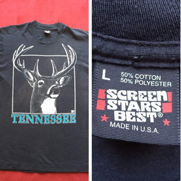 9 Vtg 80’s 90’s Tshirts (Adidas, Screen Stars etc) - Picture 6 of 11